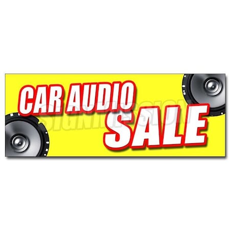 Signmission CAR AUDIO SALE DECAL sticker mps speakers stereo installation repair amps, D-24 Car Audio Sale D-24 Car Audio Sale